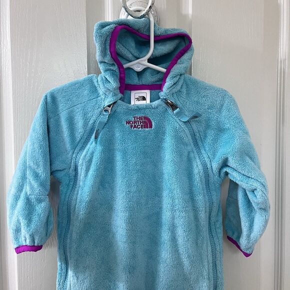 The North Face Buttery Fleece Bunting Suit Infant Girls Size 6-12 Months - Picture 2 of 16